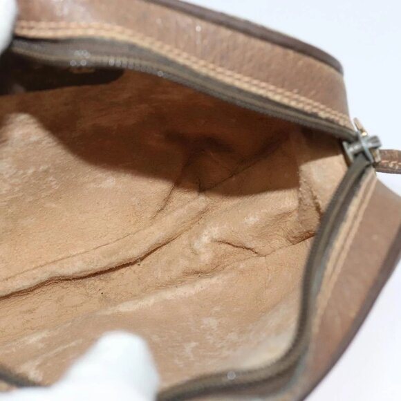 GUCCI GG Supreme Web Sherry Line Shoulder Bag PVC Beige  Auth - Picture 12 of 16